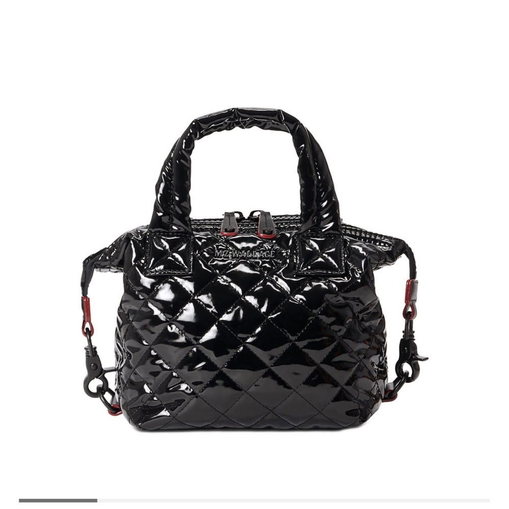 MZ Wallace Black Quilted Mini Bag